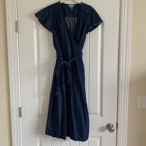 Draper James denim wrap dress. Size 12. Great condition